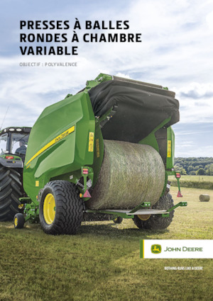 Prese de balotat rotunde John Deere V451R 