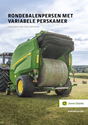 Prese de balotat rotunde John Deere V451R 