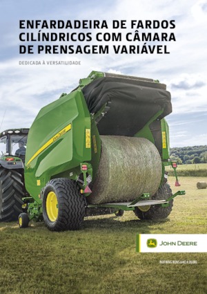 Prese de balotat rotunde John Deere V451R 