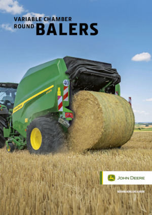Prese de balotat rotunde John Deere V462M 