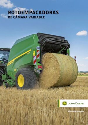 Prese de balotat rotunde John Deere V452M 