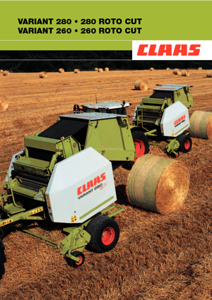 Prese de balotat rotunde Claas Variant 260