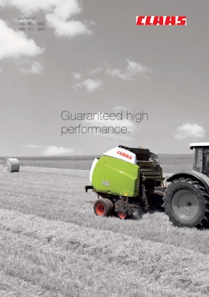 Prese de balotat rotunde Claas Variant 360 RC