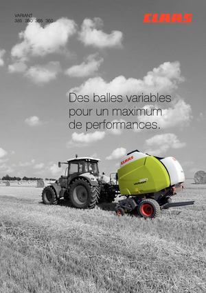 Prese de balotat rotunde Claas Variant 365 RC Pro
