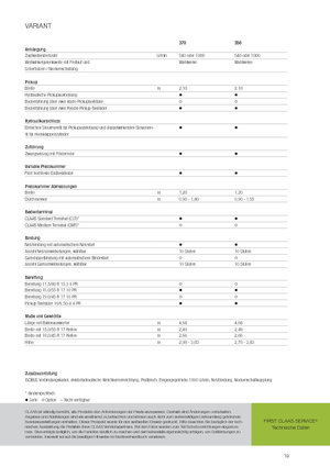 Prese de balotat rotunde Claas Variant 370