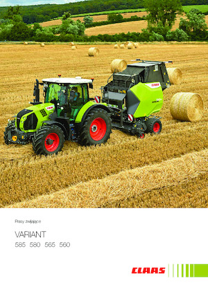Prese de balotat rotunde Claas Variant 580 RC Pro