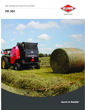 Prese de balotat rotunde Kuhn VB 560