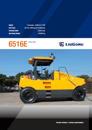 Cilindri compactori pe pneuri Liugong 6516E