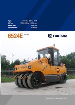 Cilindri compactori pe pneuri Liugong 6524E