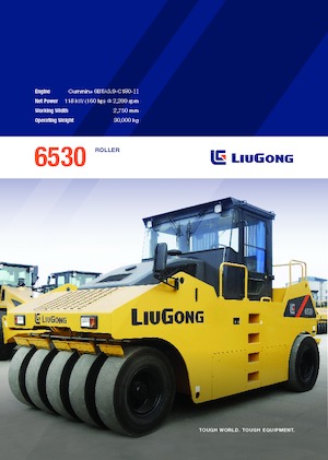 Cilindri compactori pe pneuri Liugong 6530
