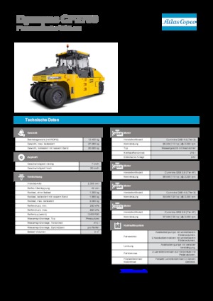 Cilindri compactori pe pneuri Dynapac CP 2700