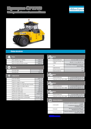 Cilindri compactori pe pneuri Dynapac CP 2700