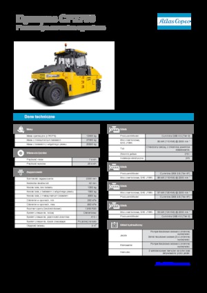 Cilindri compactori pe pneuri Dynapac CP 2700