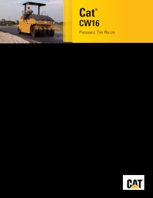 Cilindri compactori pe pneuri Caterpillar CW16