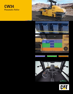 Cilindri compactori pe pneuri Caterpillar CW34