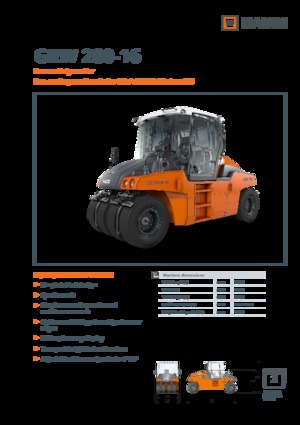 Cilindri compactori pe pneuri Hamm GRW 280i-16