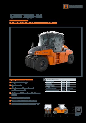 Cilindri compactori pe pneuri Hamm GRW 280i-24