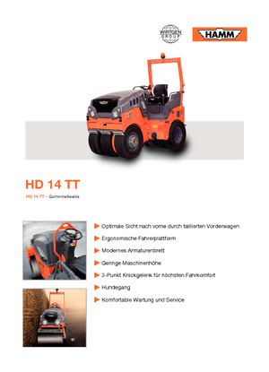 Cilindri compactori pe pneuri Hamm HD 14 TT