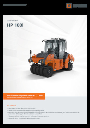 Cilindri compactori pe pneuri Hamm HP 100i