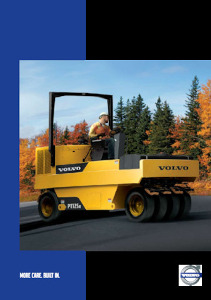 Cilindri compactori pe pneuri Volvo PT125R