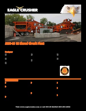 Stații de reciclare moloz Eagle Crusher 1200-25 CC