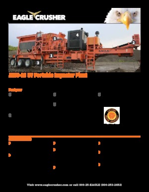 Stații de reciclare moloz Eagle Crusher 1200-25 CV