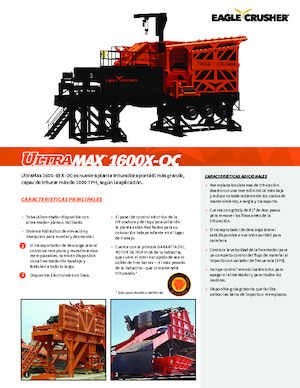 Stații de reciclare moloz Eagle Crusher 1600-69X-OC