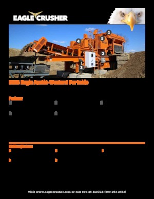 Stații de reciclare moloz Eagle Crusher 2036 Eagle