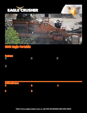 Stații de reciclare moloz Eagle Crusher 3242 Eagle