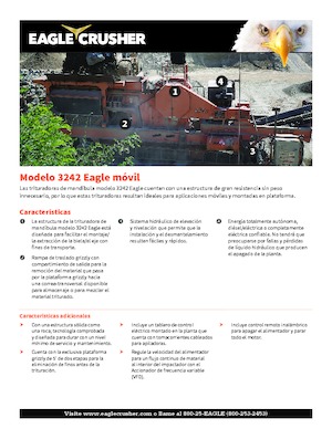 Stații de reciclare moloz Eagle Crusher 3242 Eagle