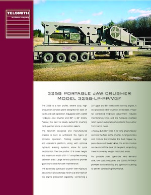 Stații de reciclare moloz Telsmith 3258