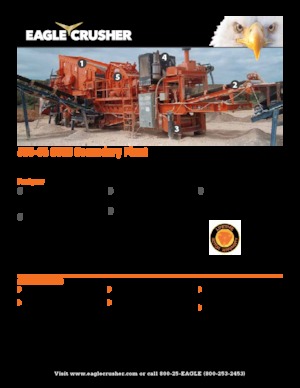 Stații de reciclare moloz Eagle Crusher 500-05 CVSS