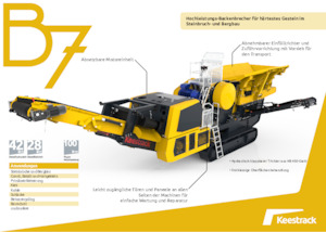 Stații de reciclare moloz Keestrack B7