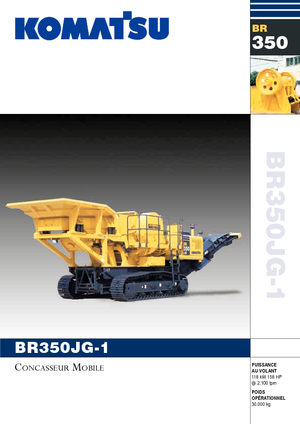 Stații de reciclare moloz Komatsu BR350JG