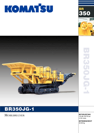 Stații de reciclare moloz Komatsu BR350JG