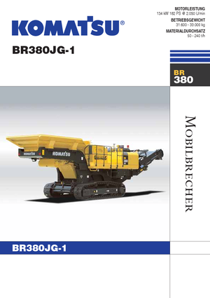 Stații de reciclare moloz Komatsu BR380JG
