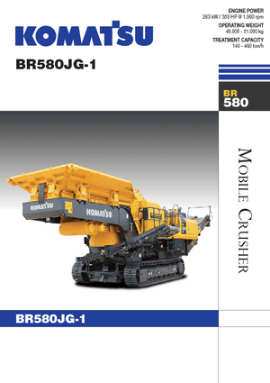 Stații de reciclare moloz Komatsu BR580JG-1