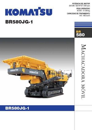 Stații de reciclare moloz Komatsu BR580JG-1