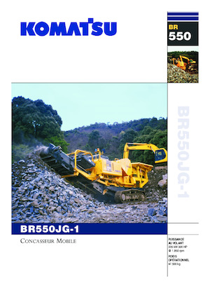 Stații de reciclare moloz Komatsu BR550JG-1