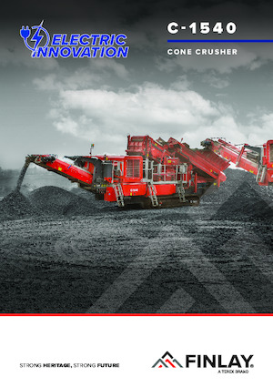 Stații de reciclare moloz Finlay C-1540 Electric