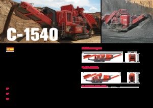 Stații de reciclare moloz Terex-Finlay C 1540 P