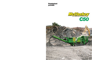 Stații de reciclare moloz McCloskey C50