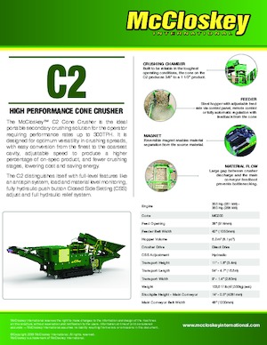 Stații de reciclare moloz McCloskey C2