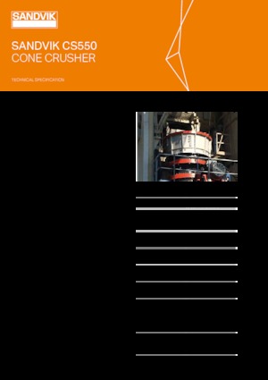 Stații de reciclare moloz Sandvik CS550