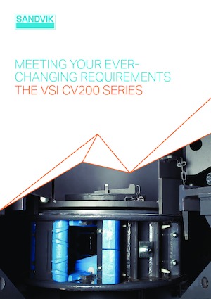 Stații de reciclare moloz Sandvik CV215 VSI