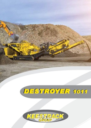 Stații de reciclare moloz Keestrack Destroyer 1011