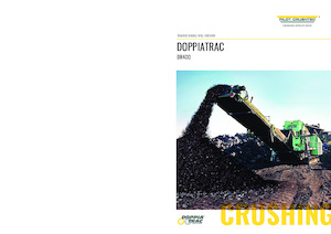Stații de reciclare moloz Pilot Crushtec DR400 DOUBLE-ROLL
