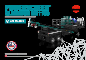 Stații de reciclare moloz Powerscreen Gladiator MT1150