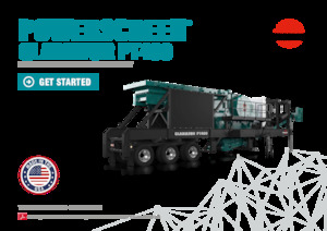 Stații de reciclare moloz Powerscreen Gladiator PT400
