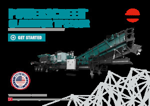 Stații de reciclare moloz Powerscreen Gladiator TP320SR